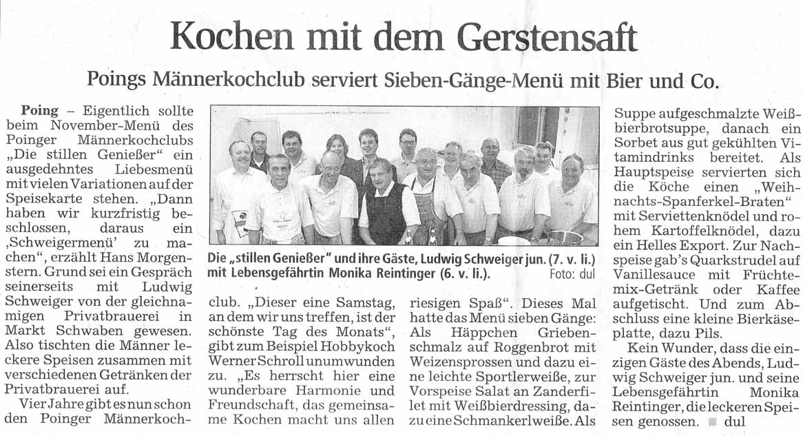 gescannter Zeitungsartikel